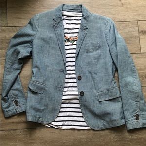 J.Crew Chambray Blazer